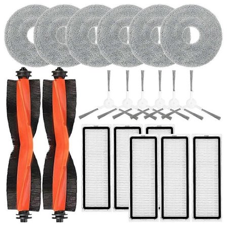 Til S20 Plus S20+ Robotstøvsuger B108GL Dele Hovedsidebørste Hepa Filter Moppeklud Tilbehør [BR]_jar