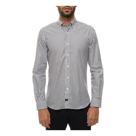 Fay Casual shirt , Blauw , Heren , Maat: M