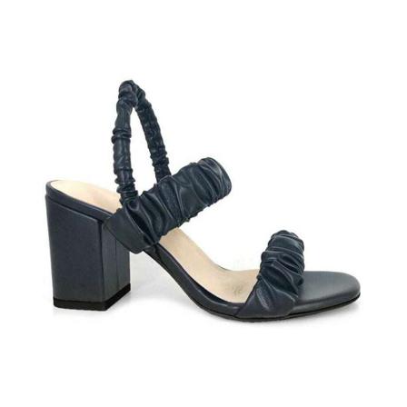 Silvian Heach Scrunchie effect Sandalen , Zwart , Dames , Maat: 39 EU