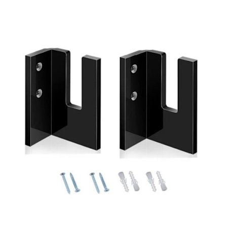 (Sort) Garage Ski Rack - 2 Akryl Ski Display Stands - Et Must-Have for Sportsentusiaster, Indendørs Skiopbevaring, Velegnet til Soveværelse, Hjem, 