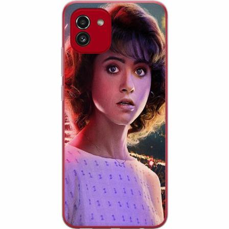 Samsung Galaxy A03 Genomskinligt Skal Stranger Things - Nancy