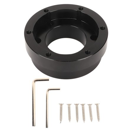 70mm Ratt Adapterplate Legering Hub Adapterplate for Logitech for Momo for Sparco 13 14 tommer PCD Ratt Svart