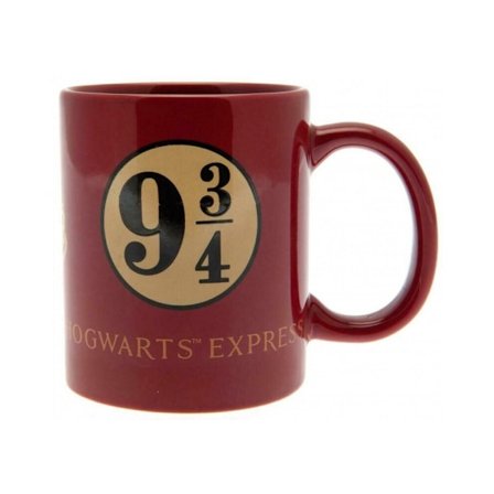 Harry Potter Hogwarts Express Platform 9 3/4 Mugg En Storlek Röd