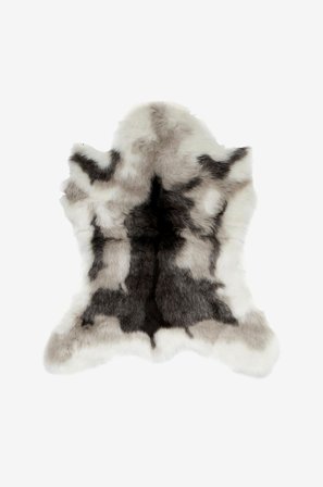 Skinnwille - Matta Reindeer - Flerfärgad - Fällar & skinnmattor - 90X110 - Från Homeroom