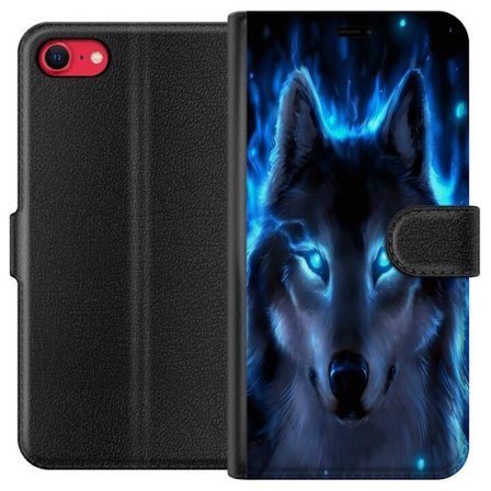 Yhteensopiva Lompakkokotelo Apple Apple iPhone SE (2020) susi