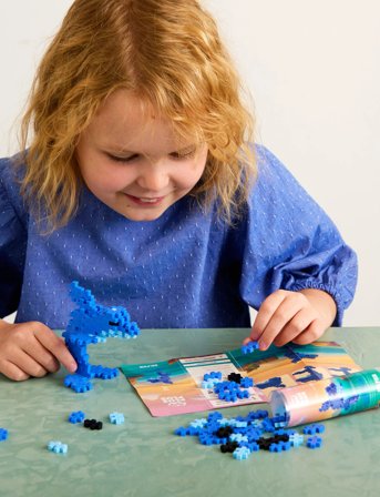 Plus-Plus Plus-Plus Dolphin / 100 Pcs Tube - Blue - ONE SIZE