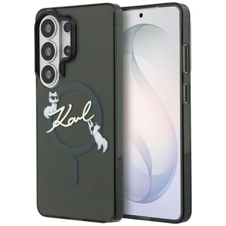 Karl Lagerfeld IML KC Script MagSafe-etui til Samsung Galaxy S26 Ultra - Sort