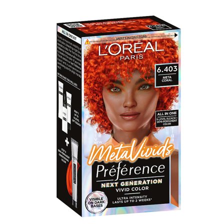 L'Oréal Paris Preference Meta Vivids 6.403 Coral, Hår, Hårfarve, Permanent Hårfarve