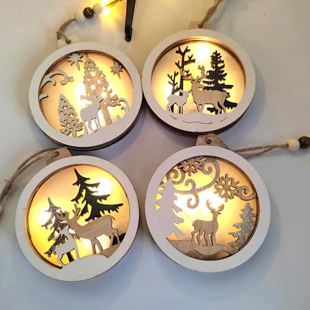 4 kpl Koristeelliset Valot Joululahja Xmas P hkin ns rkij Koristeet Xmas Koristeellinen Ripustus Joulukuusi T hti Koristeet Joulu Puu k sity t