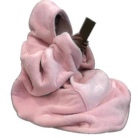 Flanellinen laiskapeitto TV-peitto Peitto TV-peitto Ulkokäyttöön Kylmänkestävä (ruusunpunainen) RPD