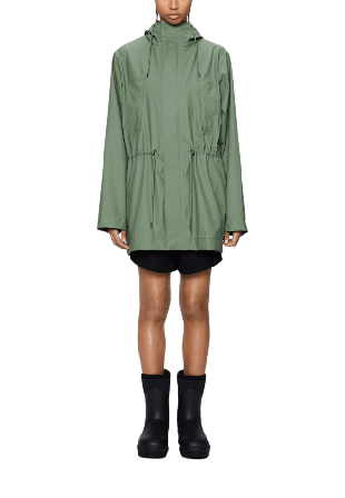 Rains Bold Long Jacket W3 Jackor Unisex Grön XS