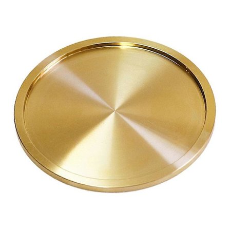 Runde Glasbrikker Kobber Glasbrikke Messing Glasbrikke Kop Måtter Varmebestandig Kop Bakke