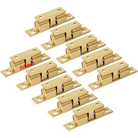 50 mm messing dobbel kulelagerlås (10 stk)