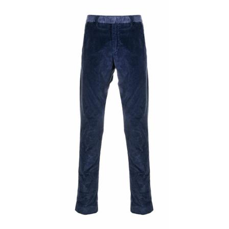 Hand Picked, Straight Trousers Blauw, Heren, Maat:W36