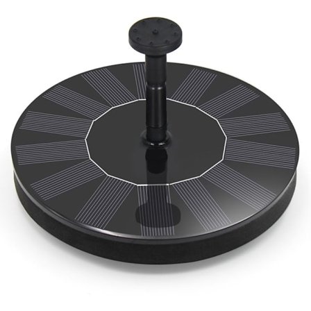 Flytande Solcellsfontän för Utomhus 3.5W Solcellsdammpump med Dubbellagermunstycke för Fågelbad, Damm, Pool, Patio, Trädgård