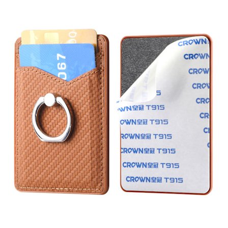 Korthållare Baksida Klistermärke 3M Lim Korthållare Finger Ring Spänne Korthållare