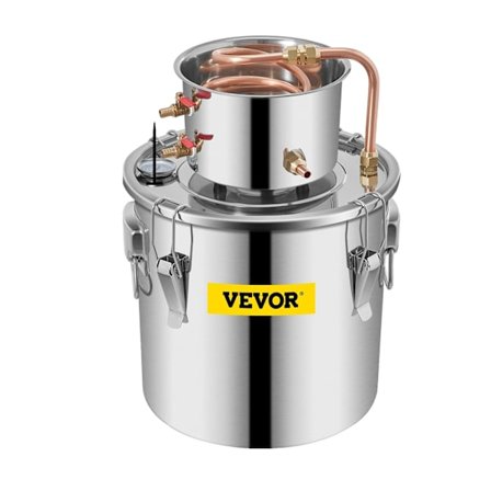 Alkohol Destillator, 2800W Effekt, Rostfritt Stål Konstruktion,3GAL