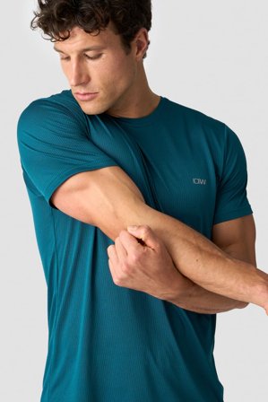 ICANIWILL - Ultimate Training Tee Teal - Herre - ICIW