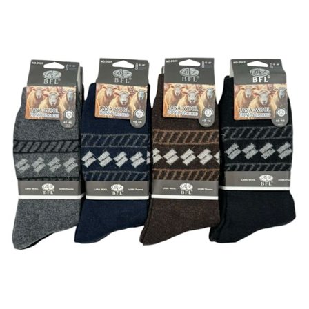 Ullstrumpor 12 pack, HERR 40-46