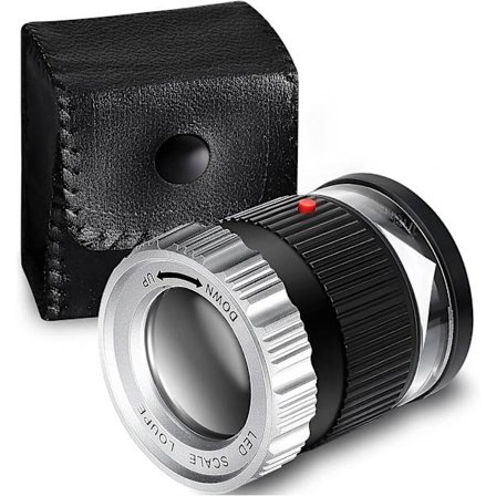 30X forstørrelsesglass LED-belyst forstørrelsesglass UV-belyst forstørrelsesglass Justerbar fokusavstand Foldab