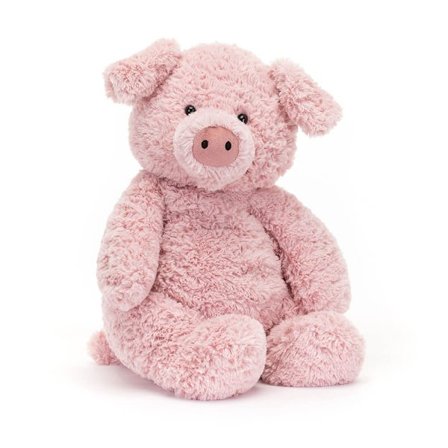 Jellycat Barnabus Gris Plyslegetøj, Stor Størrelse 42 cm