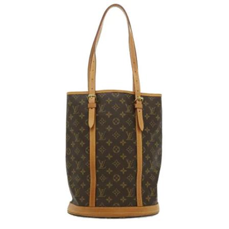 Louis Vuitton Vintage, Pre-owned Canvas louis-vuitton-bags Bruin, Dames, Maat:ONE Size