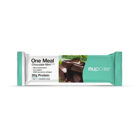 Nupo One Meal Bar Chocolate Mint 60 g, Sport & Velvære, Vægtkontrol, Kost- Og Måltidserstatning