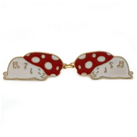 Svamp Emalj Tröjklämmor Koftspännen STIL 4 Style 4