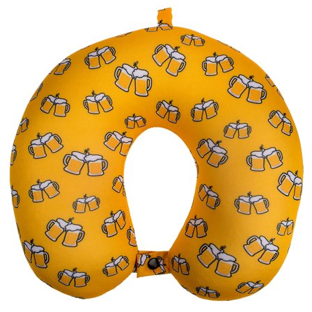 Nakkepude med Mikropelletsfyld Ølglas