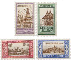 Hollandsk Ostindien 1930 - NVPH 167-170 - Ubrugt
