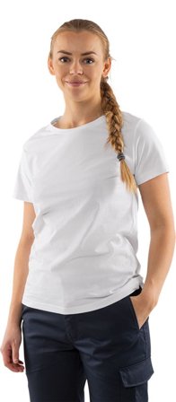 Fristads Dam Acode heavy T-shirt 1917 HSJ, dam, Vit
