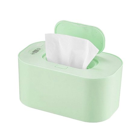 USB Baby Wipe Warmer Wet Wipes Heater GRØN