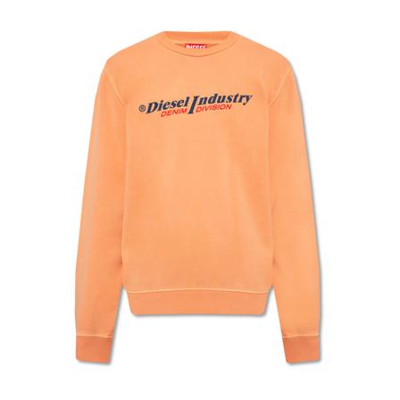 Diesel - Tröjor - Orange - Herr - Storlek: 2xl, Herr, Storlek: 2XL