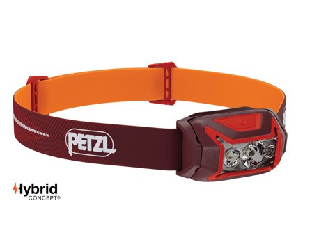 Petzl ACTIK Pandelampe 450 lumen rød, Belysning