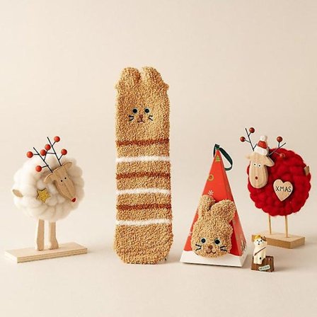 Høst Vinter Dame Bomull Sokker Mote Sokker Personlighet Mid Tube Sokker Ensfarget Pustende Komfortsokker Dame 2022 DW066-E, 1 Par