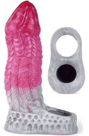 Pink Alien Monster Extend Penis Sleeve - Woome.pl