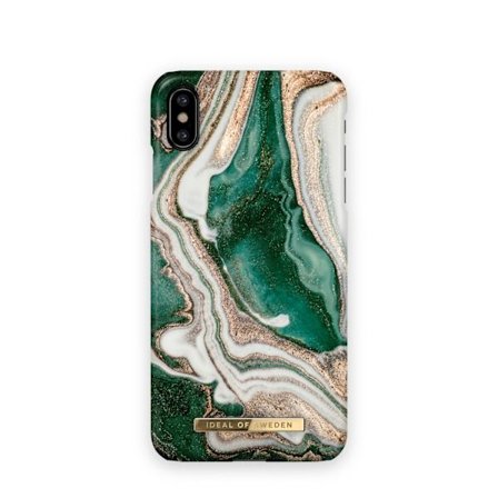 Printed Case iPhone Xs Max Golden Jade Marble