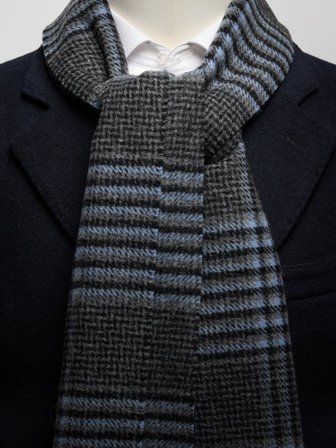 John Henric Men's Grauer Winterschal Size Onesize