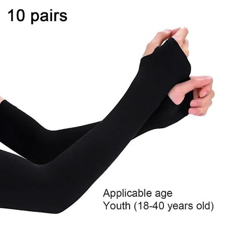 Kjølende solbeskyttelse ermer UV-beskyttelse arm ermer armdeksel erme for menn kvinner