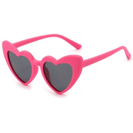 Barn Solglasögon Silikon Polariserande Glasögon Barn Solglasögon Hjärta Solglasögon----Mörk Röd