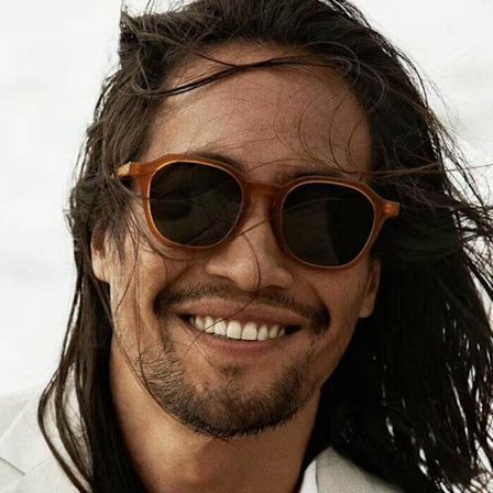 Bohemiske runde solbriller til mænd