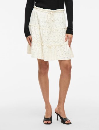 Vila Viamalina Hw Short Skirt/Pb - Cream - L