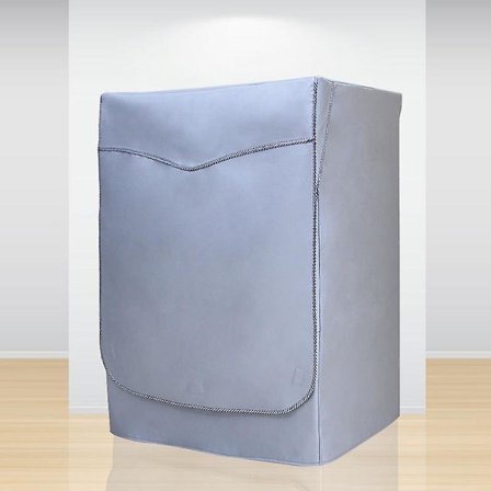 Udendørs Vaskemaskine Og Tørretumbler Betræk, Vandtæt Vaskemaskine Overtræk Med Front Åbning (lysegrå, 6-7,5 kg) M Udendørs Vaskemaskine Og 