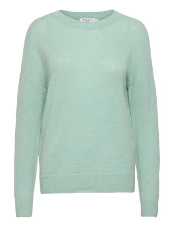Femme Mohair O Pullover Blue MOSS COPENHAGEN