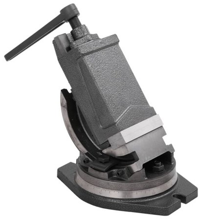 vidaXL Vinklingsbart skruvstycke 2 axlar 100 mm