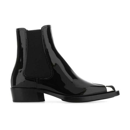 Alexander McQueen, Ankle Boots Czarny, Kobieta, Rozmiar: 39 EU