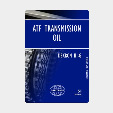 Olio ATF sintetico Orbitrade, dexron III, 5 liter
