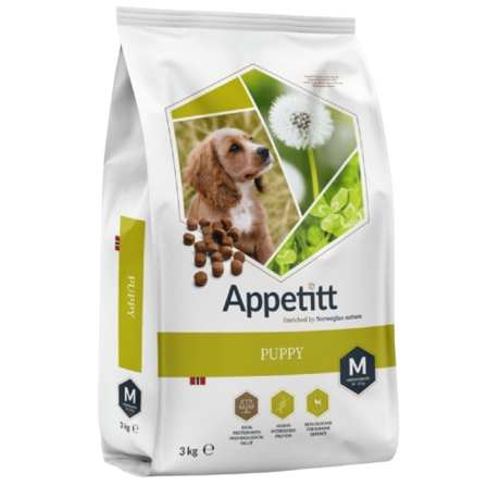 APPETITT - Puppy Medium 3 kg - Hund - Hundefôr & hundemat - Tørrfôr for hund - ZOO.no