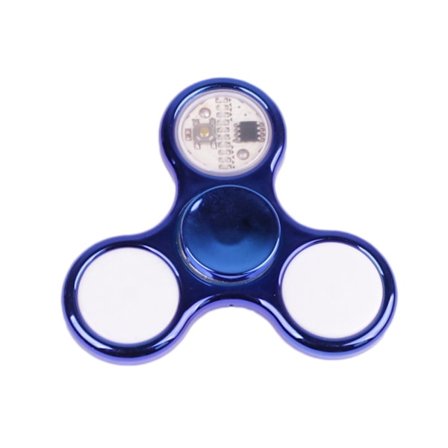 Fidget Hand Spinner LED Luminous Gyro BLÅ - high quality