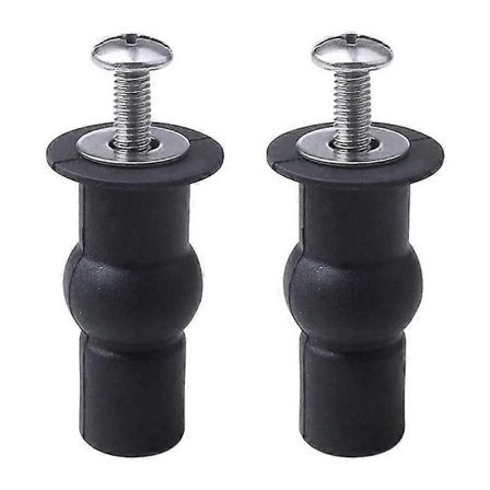 1 Sett Toalettlokkshengsler Blindhullfester Ekspanderende Muttere Toppgummi Skruer